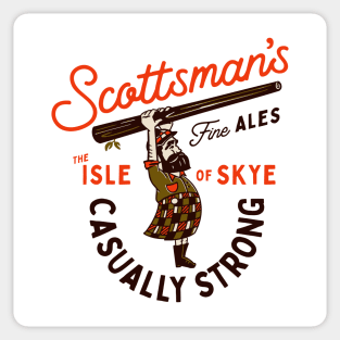 Scottsman's Isle Of Skye Fine Ales: Casually Strong Sticker